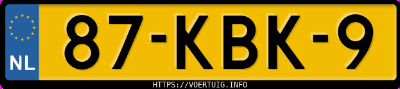 Kenteken afbeelding van 87KBK9, rode Suzuki Alto 1.0