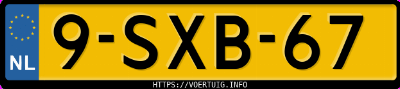 Kenteken afbeelding van 9SXB67, witte Suzuki Swift Sport 1.6