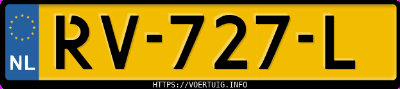Kenteken afbeelding van RV727L, grijze Suzuki Swift 1.2