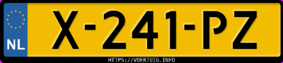 Kenteken afbeelding van X241PZ, grijze Suzuki Swift 1.2