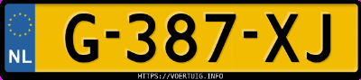 Kenteken afbeelding van G387XJ, grijze Tesla Model 3 Long Range