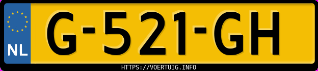 Kenteken afbeelding van G521GH, witte Tesla Model 3 Long Range Dual Motor