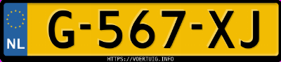 Kenteken afbeelding van G567XJ, witte Tesla Model 3 Long Range Dual Motor