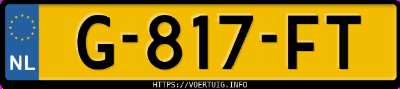 Kenteken afbeelding van G817FT, witte Tesla Model 3 Long Range Dual Motor