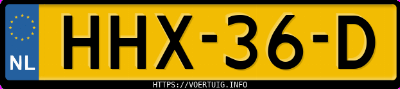 Kenteken afbeelding van HHX36D, grijze Tesla Model Y Long Range Dual Motor Launch Edition