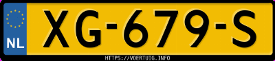 Kenteken afbeelding van XG679S, zwarte Tesla Model S 75d