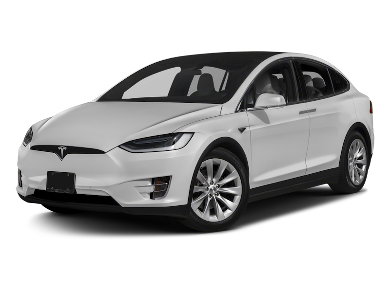 Afbeelding van TS098G, witte Tesla Model X mpv