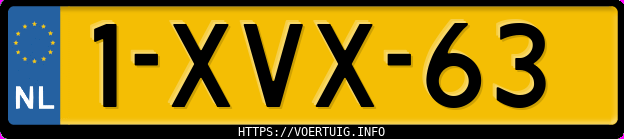 Kenteken afbeelding van 1XVX63, grijze Toyota Avensis