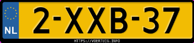 Kenteken afbeelding van 2XXB37, blauwe Toyota Aygo 1.0