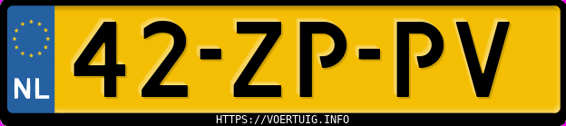 Kenteken afbeelding van 42ZPPV, grijze Toyota Auris