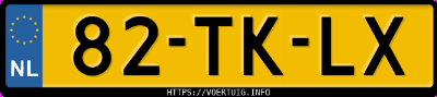 Kenteken afbeelding van 82TKLX, grijze Toyota Aygo