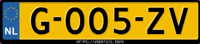 Kenteken afbeelding van G005ZV, zwarte Toyota C-HR 1.8 Hybrid