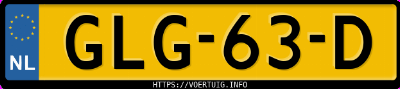Kenteken afbeelding van GLG63D, grijze Toyota RAV4 Hybrid