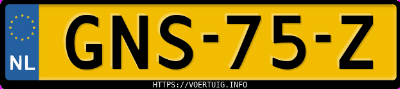 Kenteken afbeelding van GNS75Z, grijze Toyota Corolla Cross Fwd