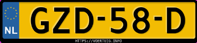 Kenteken afbeelding van GZD58D, grijze Toyota Yaris Cross