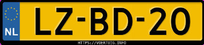 Kenteken afbeelding van LZBD20, rode Toyota Starlet 1.3i Aut. E2