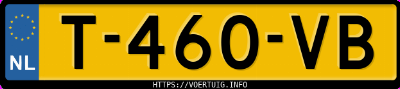 Kenteken afbeelding van T460VB, blauwe Toyota Aygo X