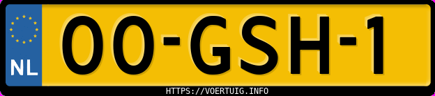 Kenteken afbeelding van 00GSH1, grijze Volkswagen Lupo Tdi 45 Kw