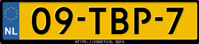 Kenteken afbeelding van 09TBP7, zwarte Volkswagen Tiguan 1.4 Bluemotion