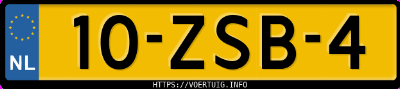 Kenteken afbeelding van 10ZSB4, witte Volkswagen Tiguan 1.4 Bluemotion