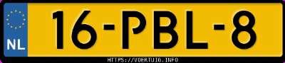 Kenteken afbeelding van 16PBL8, grijze Volkswagen Golf Vi 1.4 Tfsi