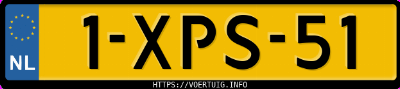 Kenteken afbeelding van 1XPS51, witte Volkswagen Polo 1.4 Tdi Bluemotion Trendline