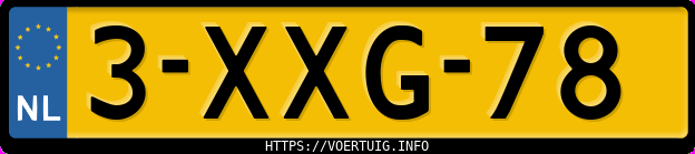 Kenteken afbeelding van 3XXG78, grijze Volkswagen Passat 1.4 Tsi Bmt Act Comfortline