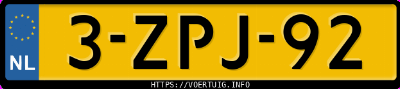 Kenteken afbeelding van 3ZPJ92, grijze Volkswagen Polo Cross 1.2tsi