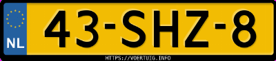Kenteken afbeelding van 43SHZ8, rode Volkswagen Polo Cross 1.2tdi