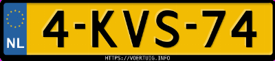 Kenteken afbeelding van 4KVS74, zwarte Volkswagen Polo Cross 1.2tsi