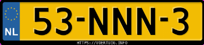 Kenteken afbeelding van 53NNN3, grijze Volkswagen Touran 1.4tsi