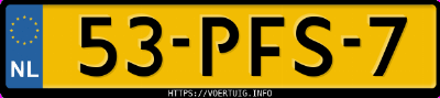 Kenteken afbeelding van 53PFS7, zwarte Volkswagen Polo Cross 1.2 Tsi