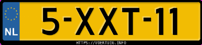 Kenteken afbeelding van 5XXT11, grijze Volkswagen Polo 1.4 Tdi Bluemotion Trendline