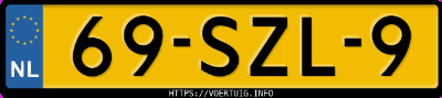 Kenteken afbeelding van 69SZL9, grijze Volkswagen Polo Cross 1.2tsi