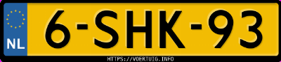 Kenteken afbeelding van 6SHK93, bruine Volkswagen Passat V1.6d Bluemotion V 1.6d