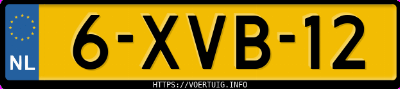 Kenteken afbeelding van 6XVB12, grijze Volkswagen Polo 1.2 Tsi Dsg Bluemotion Exclusive Trendline