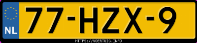 Kenteken afbeelding van 77HZX9, zwarte Volkswagen Tiguan 1.4tsi T+f 1.4 Track