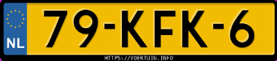 Kenteken afbeelding van 79KFK6, grijze Volkswagen Passat Variant 2.0tsi