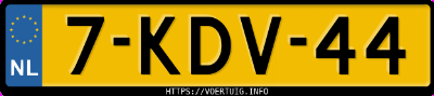 Kenteken afbeelding van 7KDV44, grijze Volkswagen Golf Vii 1.2tsi 5