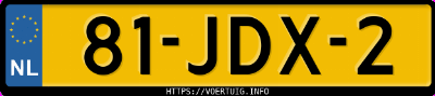 Kenteken afbeelding van 81JDX2, zwarte Volkswagen Golf Vi 1.4 Tfsi