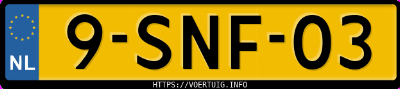 Kenteken afbeelding van 9SNF03, grijze Volkswagen Golf Vii 1.6tdi 5 1.6 Bl