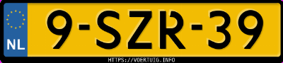 Kenteken afbeelding van 9SZR39, zwarte Volkswagen Golf Vii 1.2tsi 5