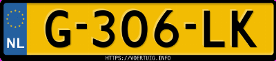 Kenteken afbeelding van G306LK, grijze Volkswagen Golf Variant 1.4tsi