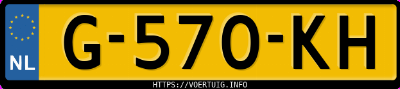 Kenteken afbeelding van G570KH, grijze Volkswagen Tiguan A.1.5 Tsi 1.5