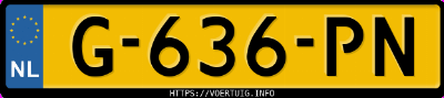 Kenteken afbeelding van G636PN, grijze Volkswagen Golf Tsi Dsg Highline Comfortline