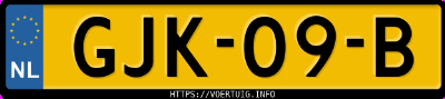 Kenteken afbeelding van GJK09B, grijze Volkswagen Tiguan A.1.5 Tsi 1.5