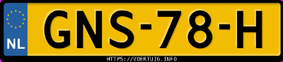 Kenteken afbeelding van GNS78H, zwarte Volkswagen Tiguan Ehybrid