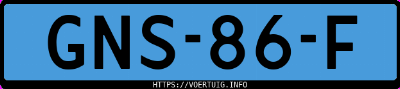 Kenteken afbeelding van GNS86F, zwarte Volkswagen ID.7 Tourer Pro S