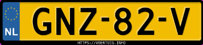 Kenteken afbeelding van GNZ82V, zwarte Volkswagen Polo 1.6 Tdi