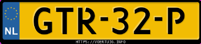 Kenteken afbeelding van GTR32P, zwarte Volkswagen Arteon Sportback R